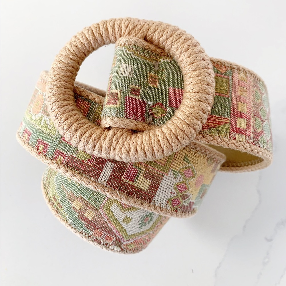Stunning Jacquard Fabric Belt - Picture 4 of 11